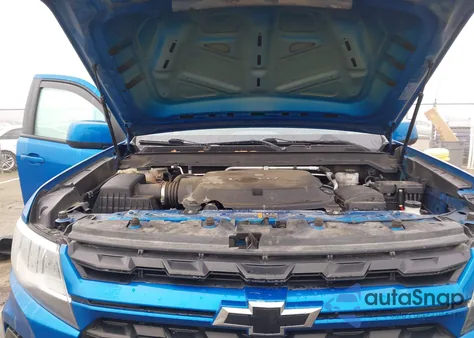 2021 Chevrolet Colorado 4Wd Short Box Wt из США, поврежденный, VIN 1GCGTBEN7M1227000